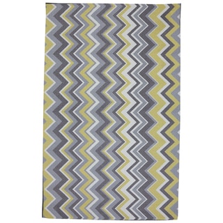 Find Shop Indoor/Outdoor Parisian Chevron Rug (5' x 8')
