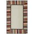 Indoor/Outdoor Bordered Patio Rug (5' x 8')