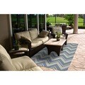 Indoor/Outdoor Summer Chevron Rug (8' x 10')