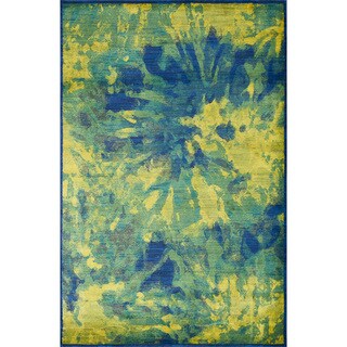 Skye Monet Island Blue Rug (7'7 x 10'5)