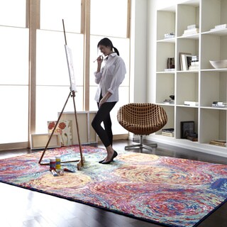 Skye Monet Fiesta Rug (3'9 x 5'2)