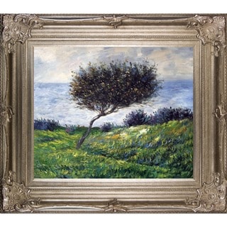 Buy Cheap Claude Monet 'Sea Coast at Trouville' Hand Painted Framed Canvas Art