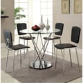 Koco Martin Counter Height 42-inch Tempered Glass Dining Table