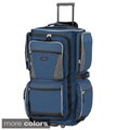 Traveler's Club Yellow and Black 29-inch Rolling Upright Duffel Bag