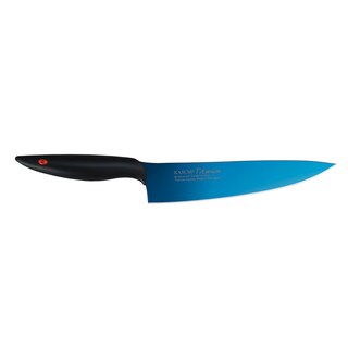 Kasumi Blue Titanium Coated Chef Knife