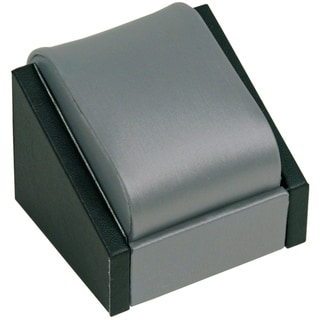 Caddy Bay Collection Single Watch Gunmetal Grey and Black Display Stand