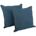 Blazing Needles 25-inch Twill Floor Pillows with Cording and Inserts