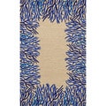 Reef Border Outdoor Rug (7'6 x 9'6)