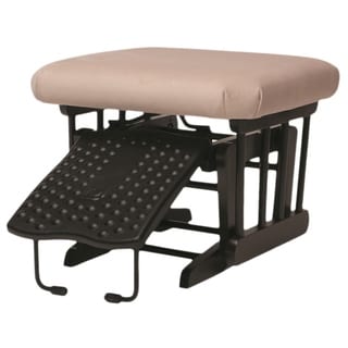Dutailier Ultramotion Coffee/ Light Beige Nursing Ottoman for Sleigh and 2-post Gliders