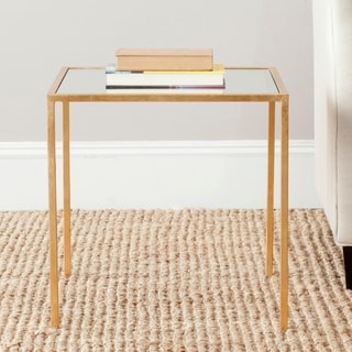 Safavieh Treasures Kiley Gold/ Mirror Top Accent Table