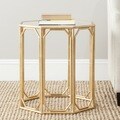 Safavieh Treasures Muriel Gold/ Mirror Top Accent Table