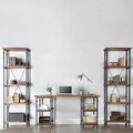 Myra Vintage Industrial Modern Rustic 3-piece Desk Bookcase Set