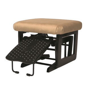 Dutailier Ultramotion Espresso/ Light Brown Nursing Ottoman for Modern Gliders