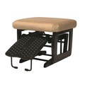 Dutailier Ultramotion Espresso/ Light Brown Nursing Ottoman for Modern Gliders