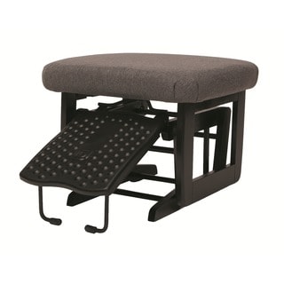 Dutailier Ultramotion Espresso/ Dark Grey Nursing Ottoman for Modern Gliders