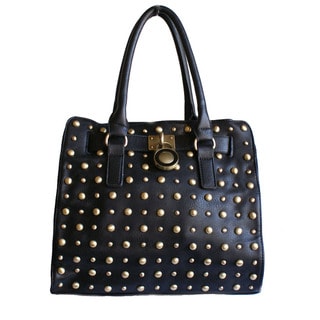 Republic Black Studded Tote Handbag
