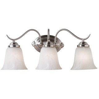 Fletcher 3-light Brushed Steel Vanity