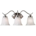 Fletcher 3-light Brushed Steel Vanity