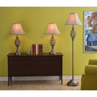 Thirsk Silver Lamps (Set of 3)