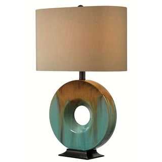 'Fenerty' Oval Base Ceramic Table Lamp