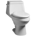 Fairfield 1-piece 1.6 GPF Elongated White Toilet with Seat