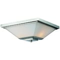 Affinia 2-light Chrome and Matte Glass Mount Light Fixture