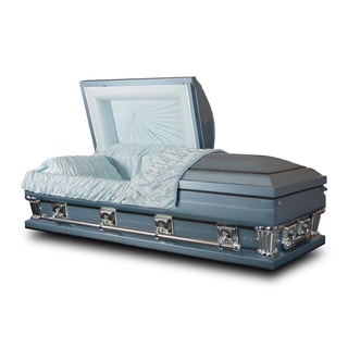 Star Legacy's Blue Tranquility 18-gauge Steel Casket