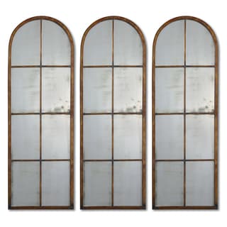 Uttermost 'Amiel' Arched Brown Mirror