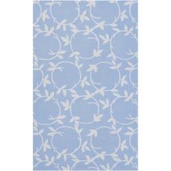 Country Living Hand-hooked Blue Cassim Wool Rug (8' x 10')