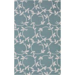 Country Living Hand-hooked Green Chaca Floral Wool Rug (5' x 8')