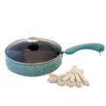 Paula Deen Robin's Egg Blue Porcelain 3-quart Saute Pan