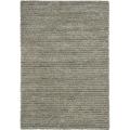 Hand-woven Metro Grey Shag Rug (6' x 9')