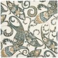 Handmade Chatham Gardens Ivory New Zealand Wool Rug (7' Square)