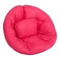 Scoop Suede Hot Pink Futon Chair