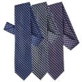 Boston Traveler Men's Window Pane Print Microfiber Tie and Hanky Set