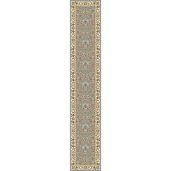 Lyndhurst Floral Motif Greyish Blue/ Ivory Rug (2'3 x 20')
