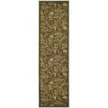 Lyndhurst Collection Floral Sage Rug (2'3 x 16')