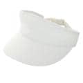 Toppers Set of Three Classic White Adjustable Cotton Tennis Visors