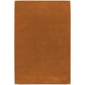 Hand-crafted Orange Geometric Claustro Wool Rug (3'3 x 5'3)