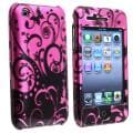 Purple/ Black Swirl Snap-on Case for Apple iPhone 3G/ 3GS