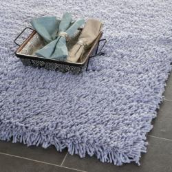 Plush Super Dense Hand-woven Lilac Premium Shag Rug (3' x 5')