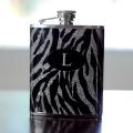 Cathy's Concepts Personalized Zebra Flask