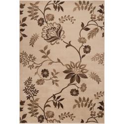 Woven Brown Harn Rug (5'3 x 7'6)