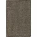Hand-woven Mandara Black Rug (3'6 x 5'6)