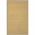 Hand-Woven Ocean Beige Border Rug (8' x 10')