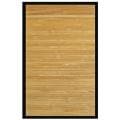 Namaste Bamboo Rug with Black Border (7' x 10')