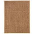 Beachcomber Sisal Boucle Weave Rug with Khaki Cotton Border (4' x 6')