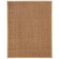 Beachcomber Sisal Boucle Weave Rug with Khaki Cotton Border (5' x 8')