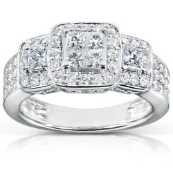 14k White Gold 1ct TDW Diamond Engagement Ring (H-I, I1-I2)