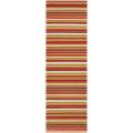 B. Smith Hand-woven Red Madidi Wool Rug (2'6 x 8')